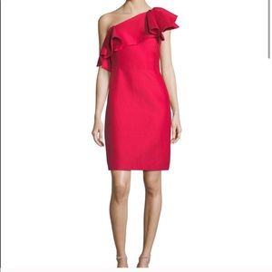 Halston Heritage Asymmetrical Dress